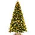 thumbnail image 2 of Patiojoy 9ft Hinged Life-Like Christmas Tree W/ 780 LED Lights Pre-Lit Artificial Xmas Tree W/ 2599 PE & PVC Leaves, 2 of 10