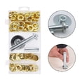 thumbnail image 3 of 103 Pcs Tarp Grommet Repair Installation Kit Tent Awning Canopy Brass Ring Flags, 3 of 10