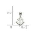 thumbnail image 3 of 925 Sterling Silver Mio Memento Dangle Anchor Charm Pendant; for Adults and Teens; for Women and Men, 3 of 3