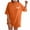 Orange, variant on Women's Plus Size Short Sleeve Summer Slogan Graphic Drop Shoulder Loose Pullover T-Shirt