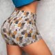 thumbnail image 4 of Balery Cute Cats Pantalones cortos de entrenamiento estampados para mujer, sin costuras, ajustados, para gimnasio, yoga, correr, deportes, ejercicio activo, fitness.-Small, 4 of 8