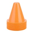 thumbnail image 2 of Conos de tráfico deportivo, 10 piezas Conos de entrenamiento de fútbol Marcadores Conos de tráfico Barreras de fútbol altamente visibles Conos de se?al de entrenamiento Cono de agilidad de(naranja) Ecomeon no, 2 of 6