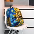 thumbnail image 5 of Honeii vintage Starry Sunflower Print School Backpack,Casual Lightweight Travel Rucksack Daypack,Backpacks for College High, 5 of 6