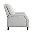 thumbnail image 2 of Lexicon Berenson Chenille Push back Recliner in Gray, 2 of 4