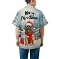 thumbnail image 5 of Merry Christmas Mastiff Enjoys Woofmas Winter Xmas Holiday Hawaiian Shirt Breathable Summer Unisex Merch Mastiffs Dog Lover Gifts Idea - 02022, 5 of 6