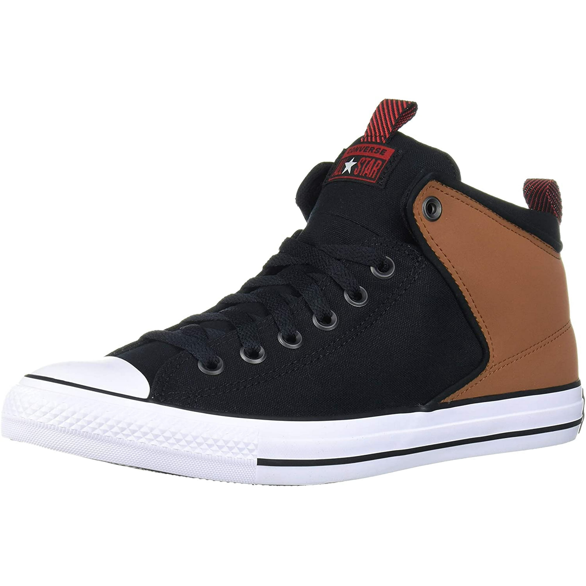 Converse Chuck Taylor All Star Street Suede Trim High Top Sneaker, Warm Tan/ Black/White, 11 M US | Walmart Canada