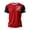Wine, variant on England 2026 Soccer Cup Fan Jersey for Men, Short Sleeve Crew Neck Shirt with Red & White Cross Pattern, Breathable Athletic Top, 1 PC Beige L