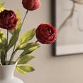 thumbnail image 4 of Peony Artificial Flowers for Tabletop and Home Decor - 28 Inch Long Hobby Faux Peony Flowers,Champagne Tone Floral Decorations for Living Room Accents,1 Piece Artificial Flower, 4 of 5