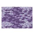 thumbnail image 1 of Flower Cutting Board, Lilac Flowers Blossoms in Spring Romantic Meadow Happy Fun Countryside Print, Decorative Tempered Glass Cutting and Serving Board, Large Size, Purple White, by Ambesonne, 1 of 1