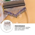 thumbnail image 4 of IFANLANDOR 1Set Crystal Thumb Piano for Adults with Curved Keys for Beginners, 4 of 5