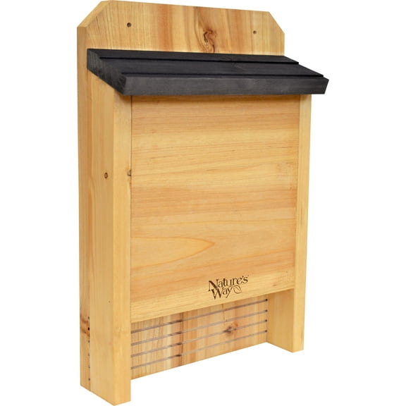Nature's Way Cedar Single Chamber Bat House, 60 bats