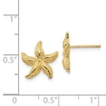 thumbnail image 4 of Primal Gold 14K Yellow Gold Starfish Earrings, 4 of 4