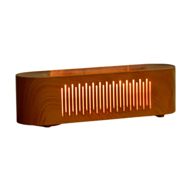 Difusor de aceites esenciales, humidificador de aire, decorativo, portátil, silencioso, fragancia para el hogar Color de la madera