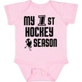 thumbnail image 3 of Inktastic My 1st Hockey Season Boys Baby Bodysuit, 3 of 5