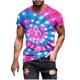 thumbnail image 2 of Tops para hombre, blusas y camisas de manga corta con cuello redondo para hombre, jersey informal de moda con estampado de cuello redondo para hombre, pantalones cortos deportivos para fitness, blusa, 2 of 5