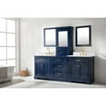 thumbnail image 5 of Design Element Milano 84" Double Sink Bathroom Vanity Modular Set in Blue, 5 of 14
