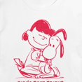 thumbnail image 3 of Peanuts - Girl's Best Friend Lucy & Snoopy Cropped Graphic T-Shirt, 3 of 6