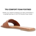 thumbnail image 4 of Journee Collection Womens Joarie Tru Comfort Foam Slip On Croco Slide Sandals, 4 of 6