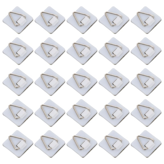 SEWCHICS Picture Hooks for Hanging White 50Pcs 1In