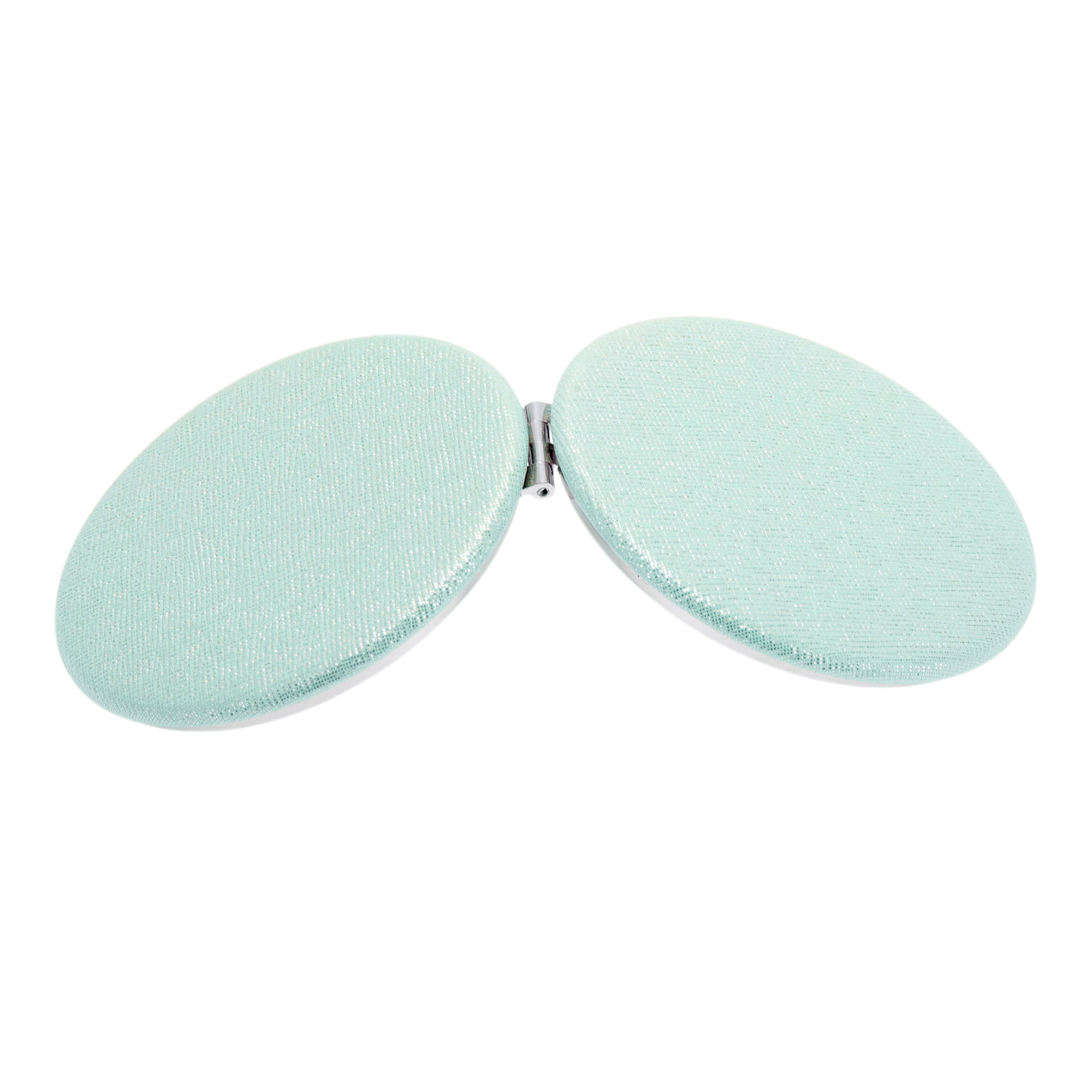Unique Bargains 1pc Circular Makeup Mirror for Personal Grooming Green