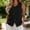 A1 Black, variant on Womens Flowy Linen Tank Top Asymmetrical Wrap Button Vest Tops Flowy Shirts Work Vests Tunic Top Crewneck Shirt Going Out Tops Summer Gauze Shirt Racerback Sleeveless Layering Camisoles Ladies Blouse