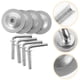 thumbnail image 3 of 4 piezas de base para ventilador de pie eléctrico, soporte de tornillo, pedestal de ventilador de hierro estable, tornillo, 3 of 6