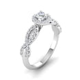 thumbnail image 3 of Certified 3/4 Carat TW Diamond Infinity Engagement Ring in 10k  White Gold (G-H, I2-I3), 3 of 5