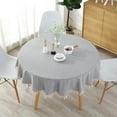 thumbnail image 6 of Round Tablecloth Solid Color Tassel Tablecloths Cotton Tablecloth Suitable for Home Kitchen Decoration, 6 of 8
