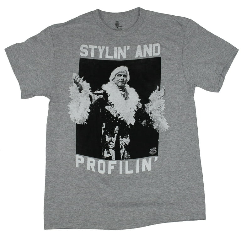 Ric WWE Mens T-Shirt - Stylin Profiln Photo Image (Medium) - Walmart.com