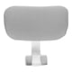 thumbnail image 3 of Reposacabezas para silla de oficina, ajustable, duradero, fácil de instalar, soporte para el cuello Gris en marco blanco, 3 of 7