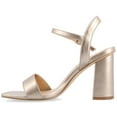 thumbnail image 3 of Journee Womens Tivona Mid Heel Ankle Strap Dress Sandals, Widths Available, 3 of 9