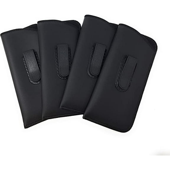 Full Clip Soft Eyeglass Case in Black (4 PACK)