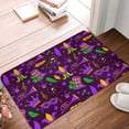 thumbnail image 5 of Disketp Mardi Gra2 Mat For Front Door Outside - Doormat Outdoor Entrance - Welcome Mats Outdoor,Outside Entry And Outdoor Entrance 16''X24'', 5 of 9