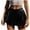 Black, variant on Aayomet Sequin Skirt For Women Women's Flared A line Pocket Skirt High Waist Pleated Midi Skirt,Black L