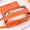 Orange, variant on PoyoKee Pencil Case, Solid Color 3 Tier Flip Top Pencil Pouch, Handle Style Large Capacity Classroom Must Haves Cute Stuff, Desk Organizer - Orange