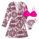 thumbnail image 4 of Traje de baño de 2 piezas para mujer, trajes de baño para mujer, bikini estampado de tres piezas para mujer, traje de baño dividido para mujer, 4 of 4