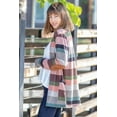 thumbnail image 4 of Eloges Women's Multi Color Stripe Elbow Patch Open Cardigan, 4 of 8