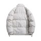 thumbnail image 3 of Puntoco Chaqueta De Algodón Cálida De Invierno De Dos Piezas De Color Sólido Con Cuello Alto Informal Para Hombre, 3 of 6