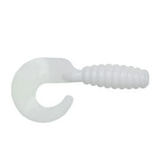(3 pack) YUM Grub Soft Plastic 2 White 18 Count