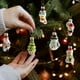 thumbnail image 5 of Juego de adornos navideños de cristal con diseño de muñeco de nieve y árbol para decorar el hogar en las fiestas., 5 of 5