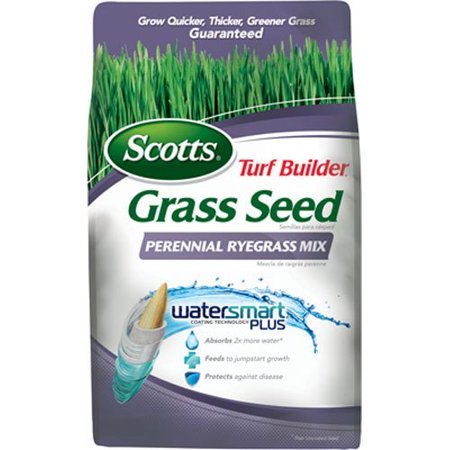 Turf Builder Grass Seed - Perennial Ryegrass Mix, 3-Pound (Not Sold in Louisiana), Grow quicker, thicker, greener grass. Guaranteed. By (Best Grass For Louisiana)