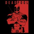 thumbnail image 2 of Men's Marvel Deadpool Crossed Arms  Pull Over Hoodie Black X Large, 2 of 4