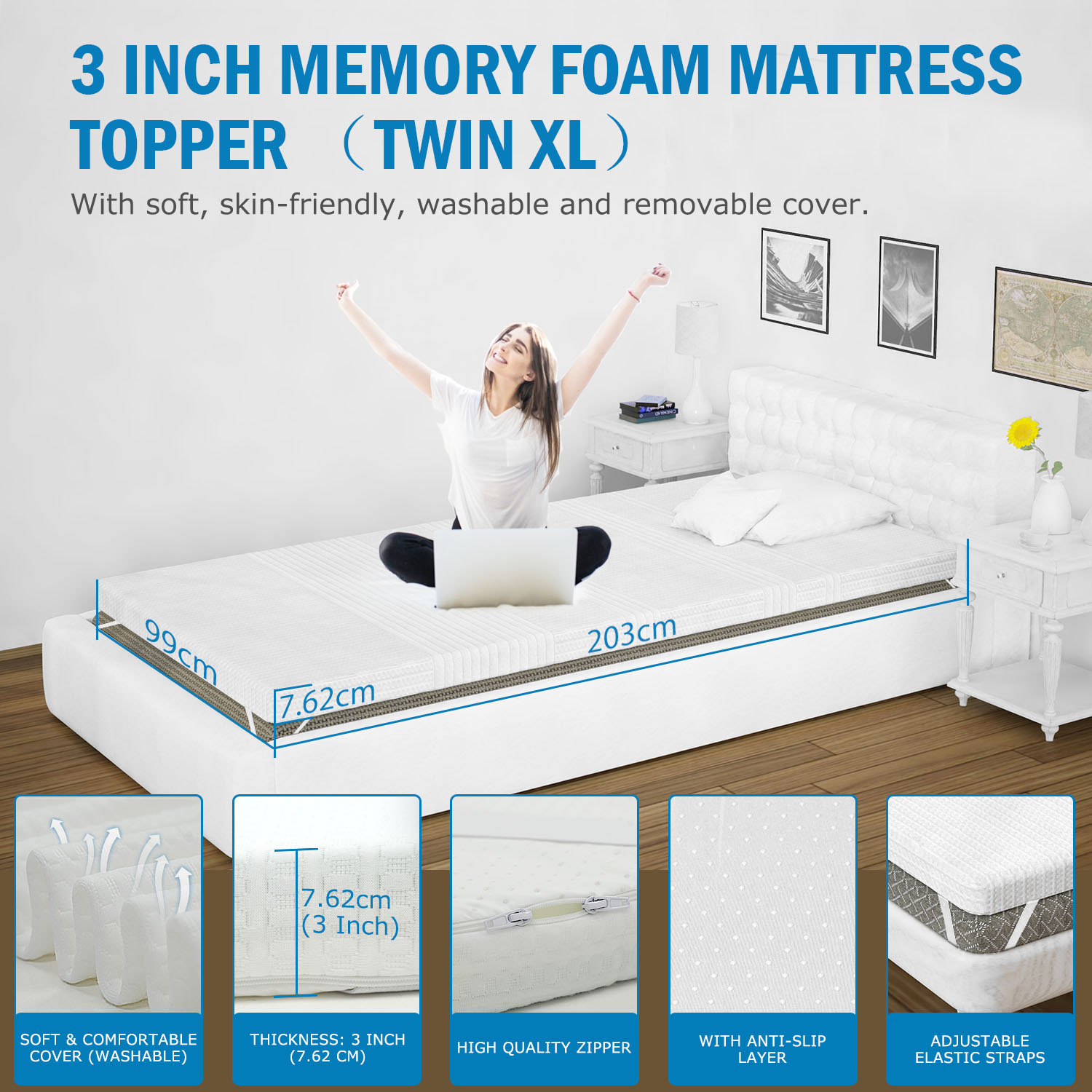 grehome mattress topper