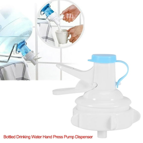 OTVIAP Drinking Water Dispenser, Manual Operated 5 Gallon Bottle Jug Pump Drinking Water Spout Dispenser with Dustproof , Drinking