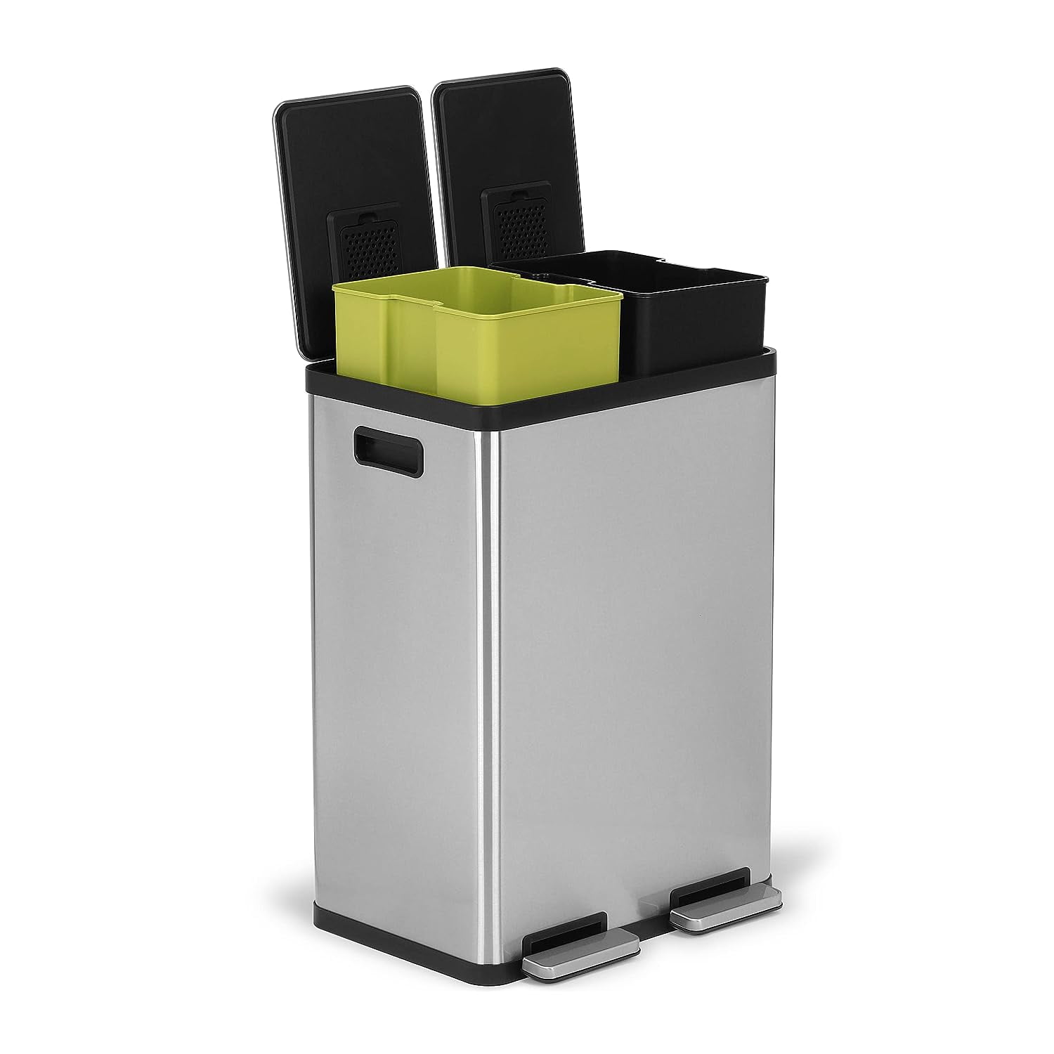 Simpli-Magic 60L Stainless Steel Dual Compartment Kitchen