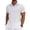 White, variant on cfhntfmh Mens Hawaiian Linen Shirt Short Sleeve Button Collared T-Shirts Casual Summer Beach Vacation Tops Trendy Clothes