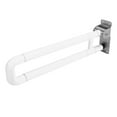 thumbnail image 1 of Foldable Toilet Grab Bar Handles Flip Up Arm Rails, Stainless Steel Non Slip Design, Suitable for Elderly  Pregnant, 1 of 8