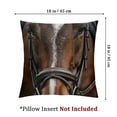 thumbnail image 4 of nygtbtfer Throw Pillow Covers, Couch Pillows Covers, Set of 2 Throw Pillow Cases, Horse Animal, Decorative Throw Pillow Covers, Pillow Cover White, 4 of 7