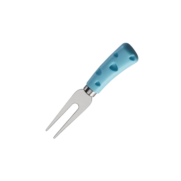 1PC Blue Minibee Stainless Steel Cheese Knife Set Multifunctional Cutlery Suitable for Cutting Cheese Butter Pizza Fruit Steak Ideal for Kitchen Daily Dining Use