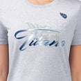thumbnail image 3 of Women's G-III 4Her by Carl Banks  Gray Tennessee Titans Super-Slim Fit Lightweight Shadow Logo T-Shirt, 3 of 3